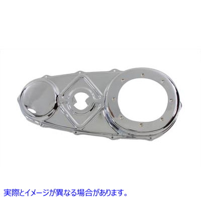 42-4154 アウタープライマリーカバー クローム Outer Primary Cover Chrome 取寄せ Vツイン (検索用／60505-36