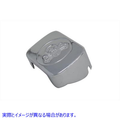 42-5523 スカル型コイルカバー Skull Type Coil Cover 取寄せ Vツイン (検索用／