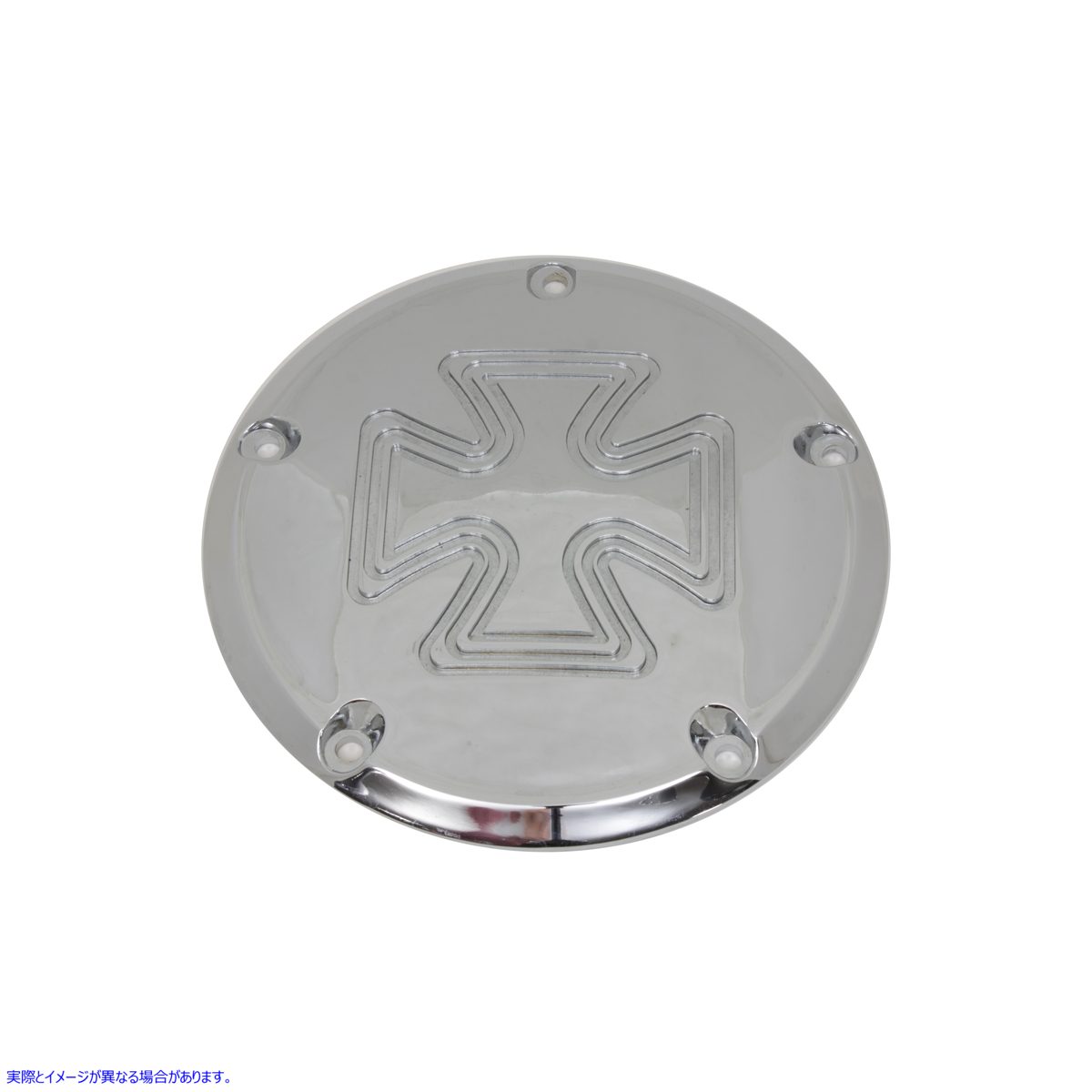 42-6026 アイアンクロス ダービーカバー クロームビレット Iron Cross Derby Cover Chrome Billet 取寄せ Vツイン (検索用／