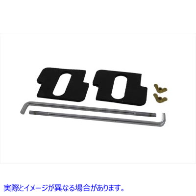 42-9919 クロームバッテリーロッドセット 取寄せ Vツイン Chrome Battery Rod Set (検索用／