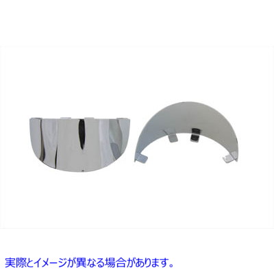 42-9925 クロームライトバイザー 取寄せ Vツイン Chrome Light Visor (検索用／67786-86T