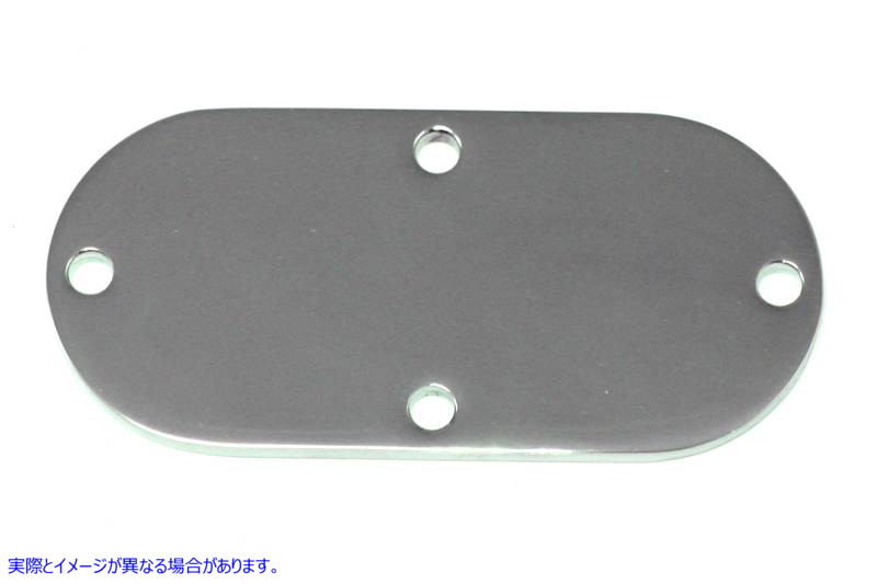 42-9927 楕円形検査カバー クローム Oval Inspection Cover Chrome 取寄せ Vツイン (検索用／60572-86