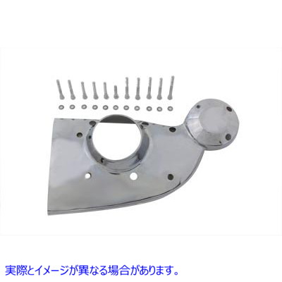 42-9975 クロームカムカバートリム 取寄せ Vツイン Chrome Cam Cover Trim (検索用／