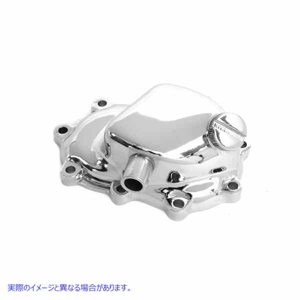 43-0164 電動スタート用クロームトランスミッションエンドカバー Chrome Transmission End Cover for Electric Start 取寄せ Vツ