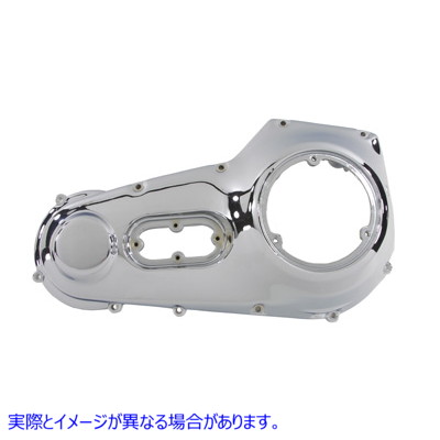 43-0198 クロームアウタープライマリーカバー Chrome Outer Primary Cover 取寄せ Vツイン (検索用／60543-89