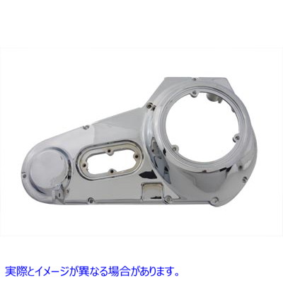 43-0201 クロームアウタープライマリーカバー 取寄せ Vツイン Chrome Outer Primary Cover (検索用／60508-70