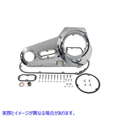 43-0217 クロームアウタープライマリーカバーキット 取寄せ Vツイン Chrome Outer Primary Cover Kit (検索用／60531-83B