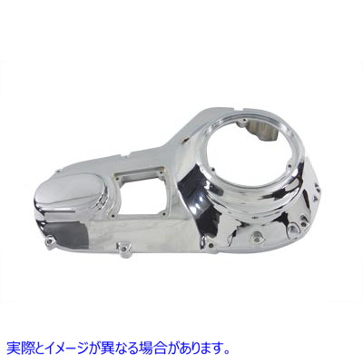 43-0232 クロームアウタープライマリーカバー Chrome Outer Primary Cover 取寄せ Vツイン (検索用／60665-89 33446-89