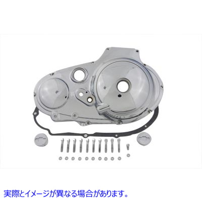 43-0236 クロームアウタープライマリーカバーキット 取寄せ Vツイン Chrome Outer Primary Cover Kit (検索用／