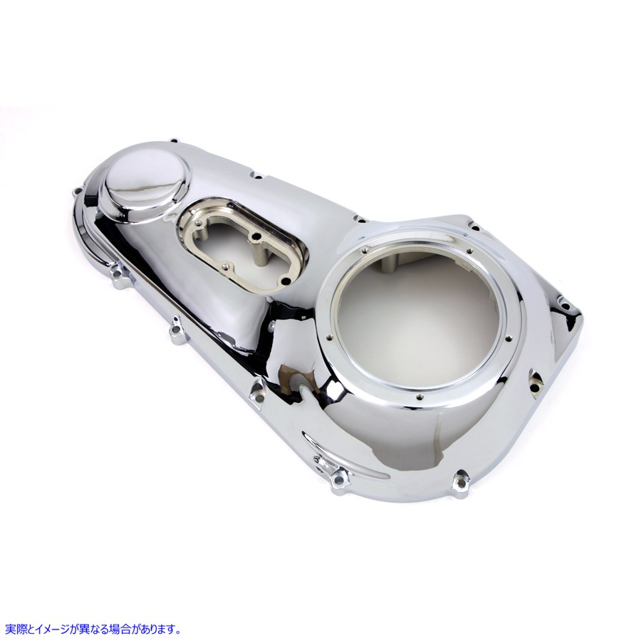 43-0240 クロームアウタープライマリーカバーのみ Chrome Outer Primary Cover Only 取寄せ Vツイン (検索用／60543-99