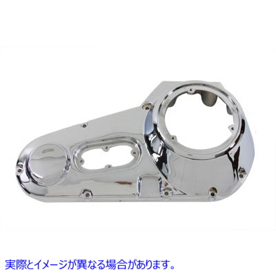 43-0242 クロームアウタープライマリーカバー 取寄せ Vツイン Chrome Outer Primary Cover (検索用／60547-77