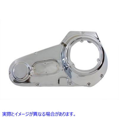 43-0256 クロームアウタープライマリーカバー 取寄せ Vツイン Chrome Outer Primary Cover (検索用／60547-77