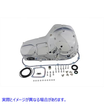 43-0265 クロームアウタープライマリーカバーキット Chrome Outer Primary Cover Kit 取寄せ Vツイン (検索用／