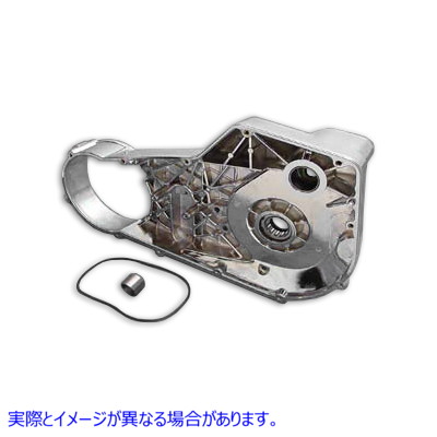 43-0269 クロームインナープライマリーカバーアセンブリ 取寄せ Vツイン Chrome Inner Primary Cover Assembly (検索用／60663-9