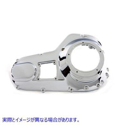 43-0276 クロームアウタープライマリーカバー Chrome Outer Primary Cover 取寄せ Vツイン (検索用／60665-99B