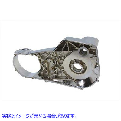 43-0286 クロームインナープライマリーカバー Chrome Inner Primary Cover 取寄せ Vツイン (検索用／60663-95A