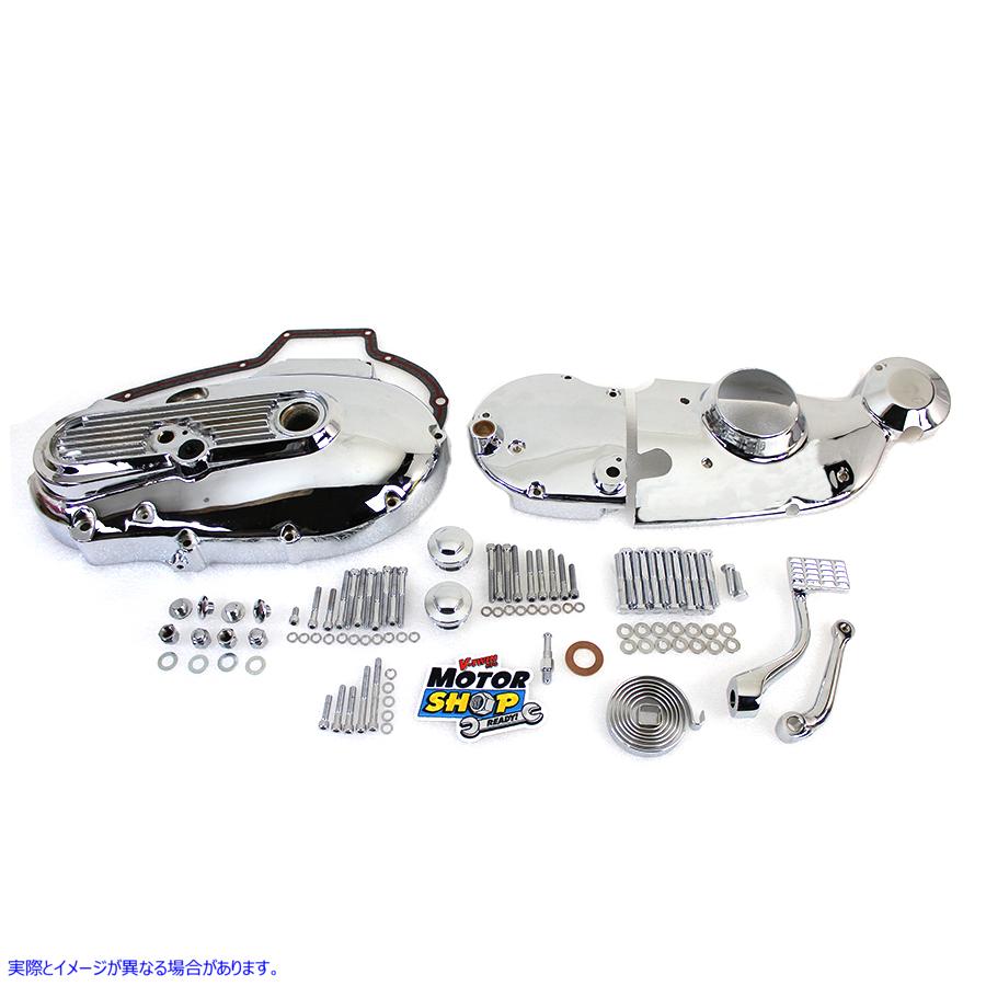 43-0313 クロームエンジンドレスアップキット 取寄せ Vツイン Chrome Engine Dress Up Kit (検索用／