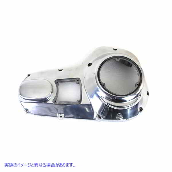 43-0333 ポリッシュアウタープライマリーカバー Polished Outer Primary Cover 取寄せ Vツイン (検索用／60665-85B