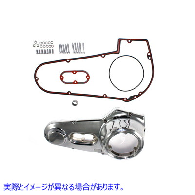 43-0343 クロームアウタープライマリーカバーキット Chrome Outer Primary Cover Kit 取寄せ Vツイン (検索用／