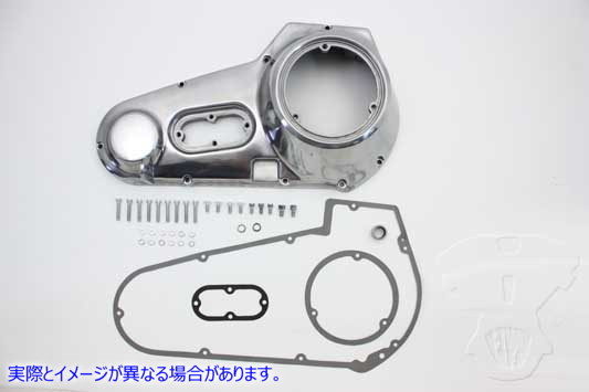 43-0354 ポリッシュアウタープライマリーカバーキット 取寄せ Vツイン Polished Outer Primary Cover Kit (検索用／60508-70