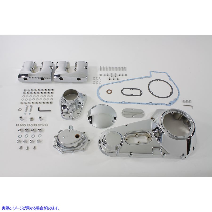 43-0506 クロームエンジンドレスアップキット 取寄せ Vツイン Chrome Engine Dress Up Kit (検索用／