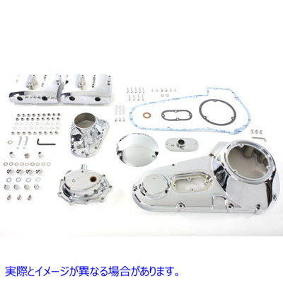 43-0507 クロームエンジンドレスアップキット 取寄せ Vツイン Chrome Engine Dress Up Kit (検索用／