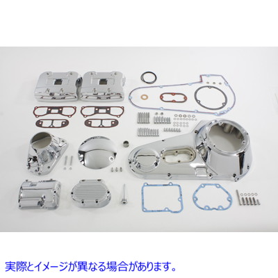 43-0520 クロームエンジンドレスアップキット 取寄せ Vツイン Chrome Engine Dress Up Kit (検索用／