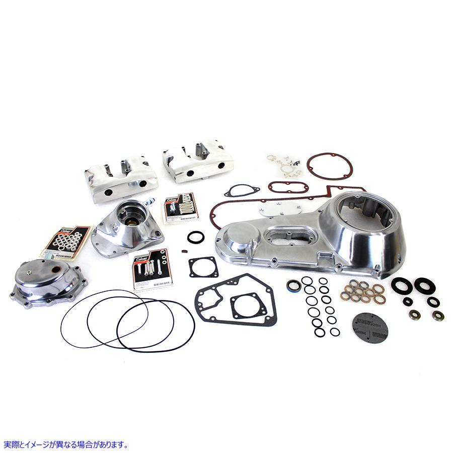 43-0564 ポリッシュエンジンドレスアップキット 取寄せ Vツイン Polished Engine Dress Up Kit (検索用／