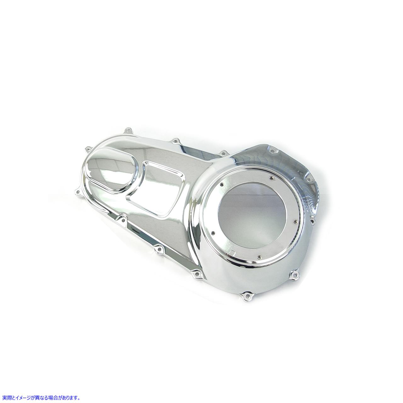 43-0883 クロームアウタープライマリーカバー 取寄せ Vツイン Chrome Outer Primary Cover (検索用／60553-07