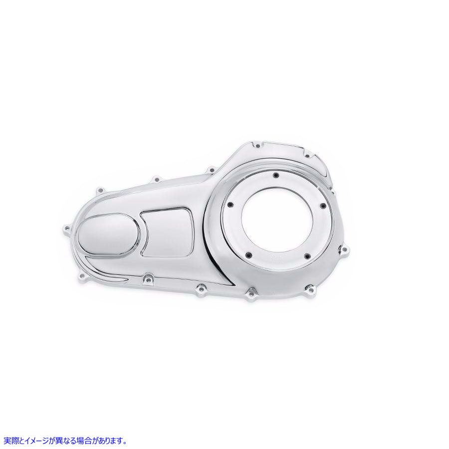 43-0885 クロム狭いプロファイル外側の一次カバー Chrome Narrow Profile Outer Primary Cover 取寄せ Vツイン (検索用／25700385 Motorshop