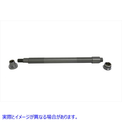 44-0004 クロームフラッシュマウントフロントアクスル Chrome Flush Mount Front Axle 取寄せ Vツイン (検索用／