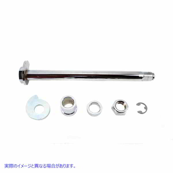 44-0241 クローム リア アクスル キット Chrome Rear Axle Kit 取寄せ Vツイン (検索用／