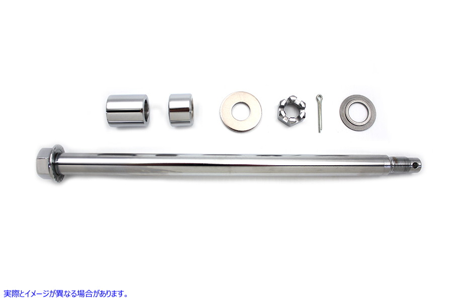 44-0245 クローム リア アクスル キット Chrome Rear Axle Kit 取寄せ Vツイン (検索用／