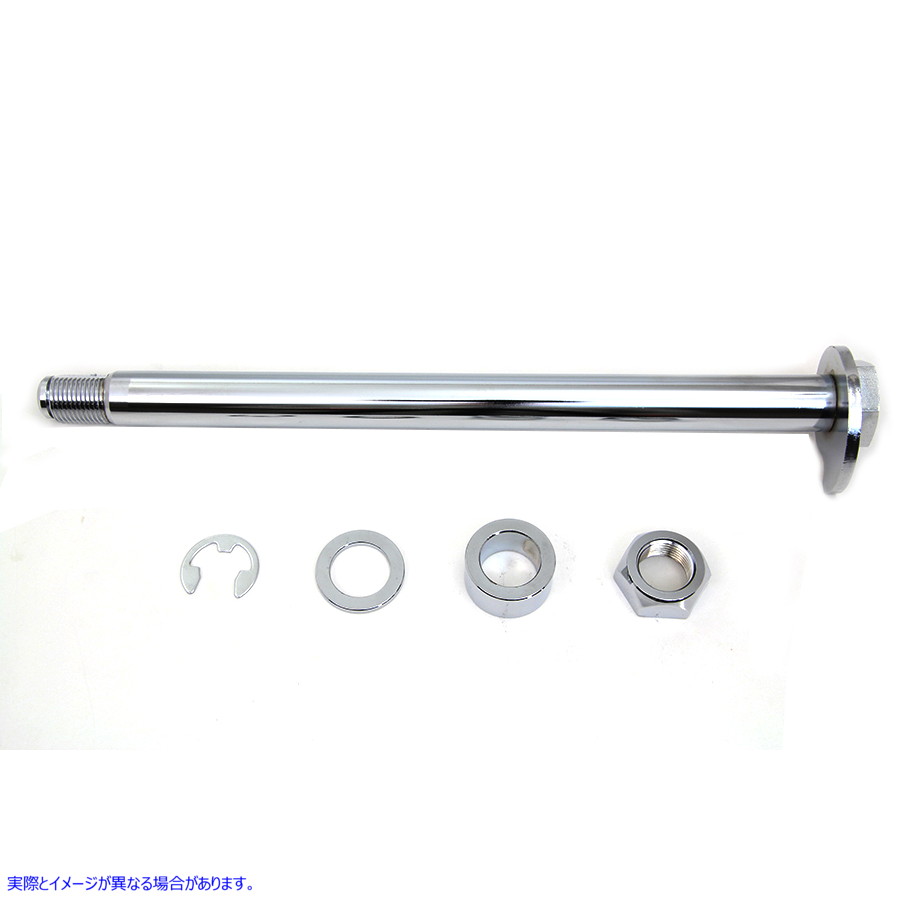 44-0271 クローム リア アクスル キット Chrome Rear Axle Kit 取寄せ Vツイン (検索用／