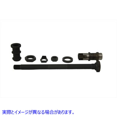 44-0377 パーカーライズドヘックスヘッドリアアクスルキット Parkerized Hex Head Rear Axle Kit 取寄せ Vツイン (検索用／