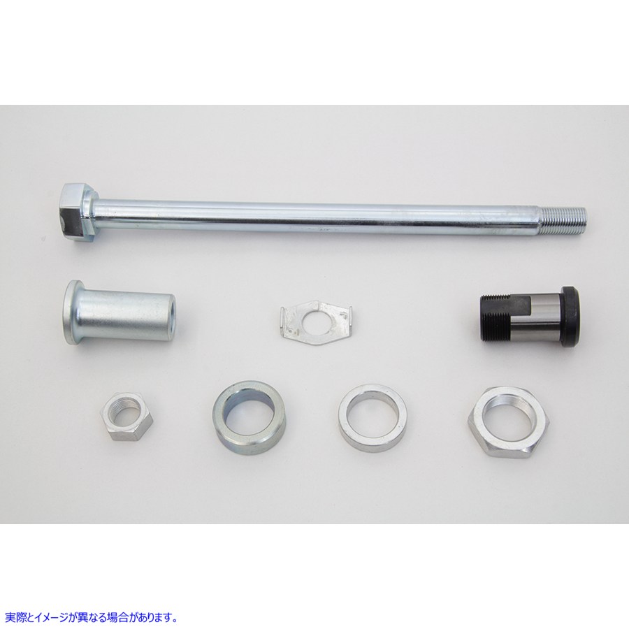 44-0510 リアアクスルキット 亜鉛 取寄せ Vツイン Rear Axle Kit Zinc (検索用／