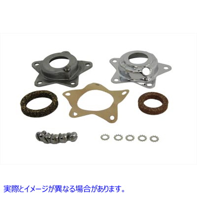 44-0535 クロームホイールハブベアリングスラストプレートキット Chrome Wheel Hub Bearing Thrust Plate Kit 取寄せ Vツイン (