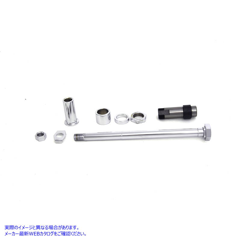 44-0562 クローム リア アクスル キット 取寄せ Vツイン Chrome Rear Axle Kit (検索用／41552-58A