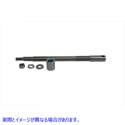 44-0572 クロームフロントアクスルキット Chrome Front Axle Kit 取寄せ Vツイン (検索用／43346-83