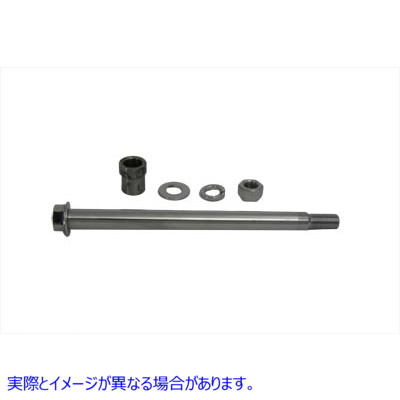 44-0579 クロームフロントアクスルキット Chrome Front Axle Kit 取寄せ Vツイン (検索用／41109-88