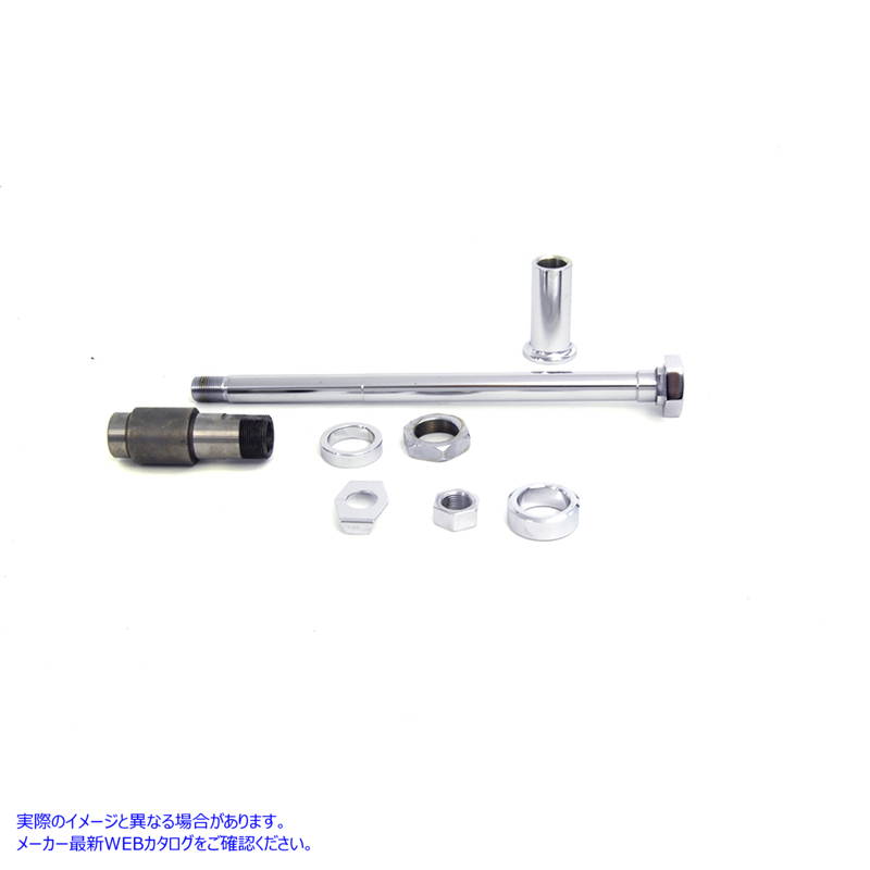 44-0582 クローム リア アクスル キット 取寄せ Vツイン Chrome Rear Axle Kit (検索用／41552-58A