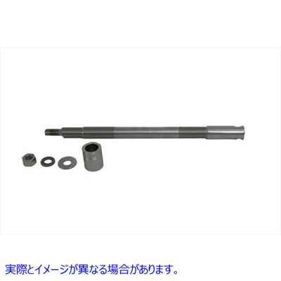 44-0587 クロームフロントアクスルキット Chrome Front Axle Kit 取寄せ Vツイン (検索用／