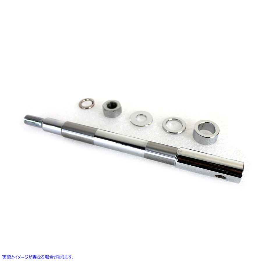 44-0636 クローム リア アクスル アジャスターとナット キット Chrome Rear Axle adjuster and Nut Kit 取寄せ Vツイン (検索用