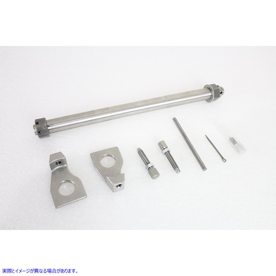 44-0757 25mm リアステンレススチールアクスルキット 25mm Rear Stainless Steel Axle Kit 取寄せ Vツイン (検索用／