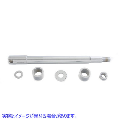 44-0794 クロームフロントアクスルキット Chrome Front Axle Kit 取寄せ Vツイン (検索用／