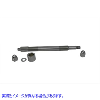 44-0843 クロームフロントアクスルキット Chrome Front Axle Kit 取寄せ Vツイン (検索用／41549-07