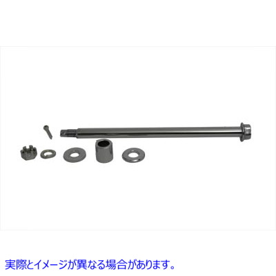 44-2001 クローム リア アクスル キット Chrome Rear Axle Kit 取寄せ Vツイン (検索用／41110-79