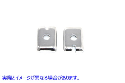 44-2009 クローム リア アクスル アジャスター エンド プレート セット Chrome Rear Axle Adjuster End Plate Set 取寄せ Vツイ