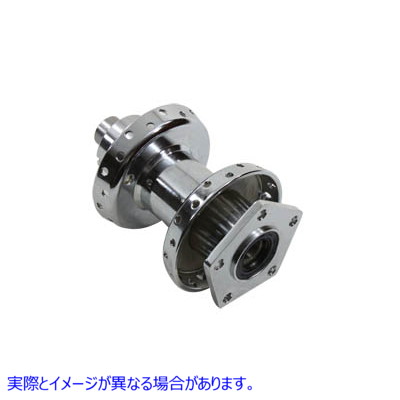 45-0293 クロームフロントホイールハブ Chrome Front Wheel Hub 取寄せ Vツイン (検索用／43677-88