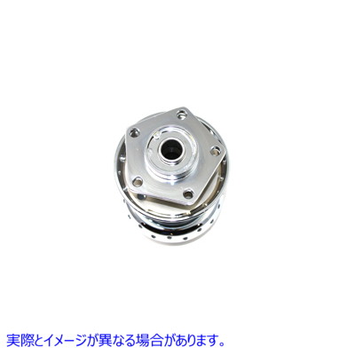 45-0294 クロームフロントホイールハブ 取寄せ Vツイン Chrome Front Wheel Hub (検索用／43663-80A